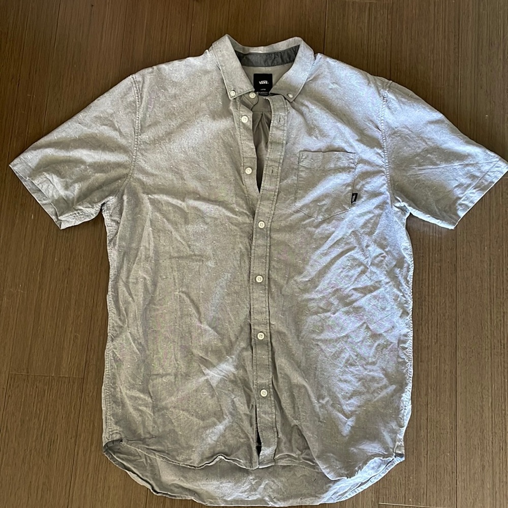 Vans button up short sleeve